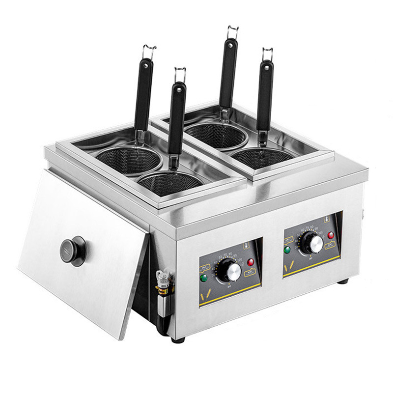 Induction Cooker - Commercial double-head four-head noodle cooking stove