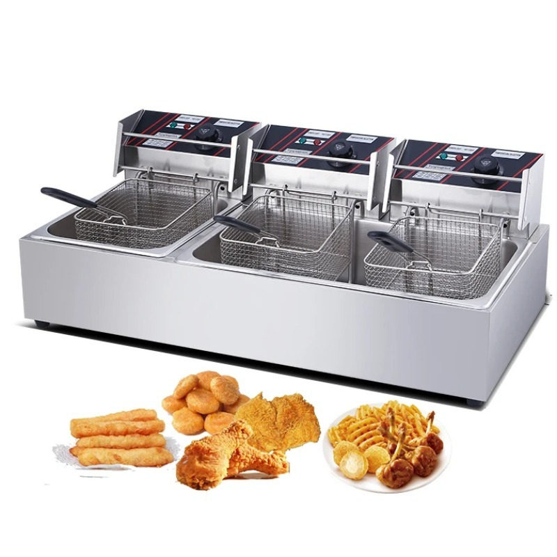 Induction Cooker - Commercial Automatic Fryer 1 Stainless Steel
