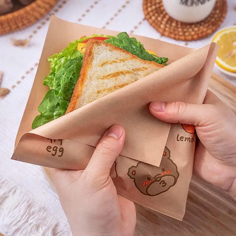100-Piece Oil-Proof Sandwich W - Microwave Oven recension och pris