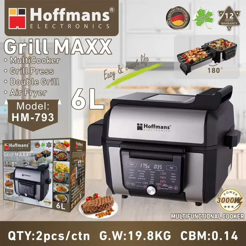 For Hoffmans 6L 3000W Digital  - Air Fryer recension och pris