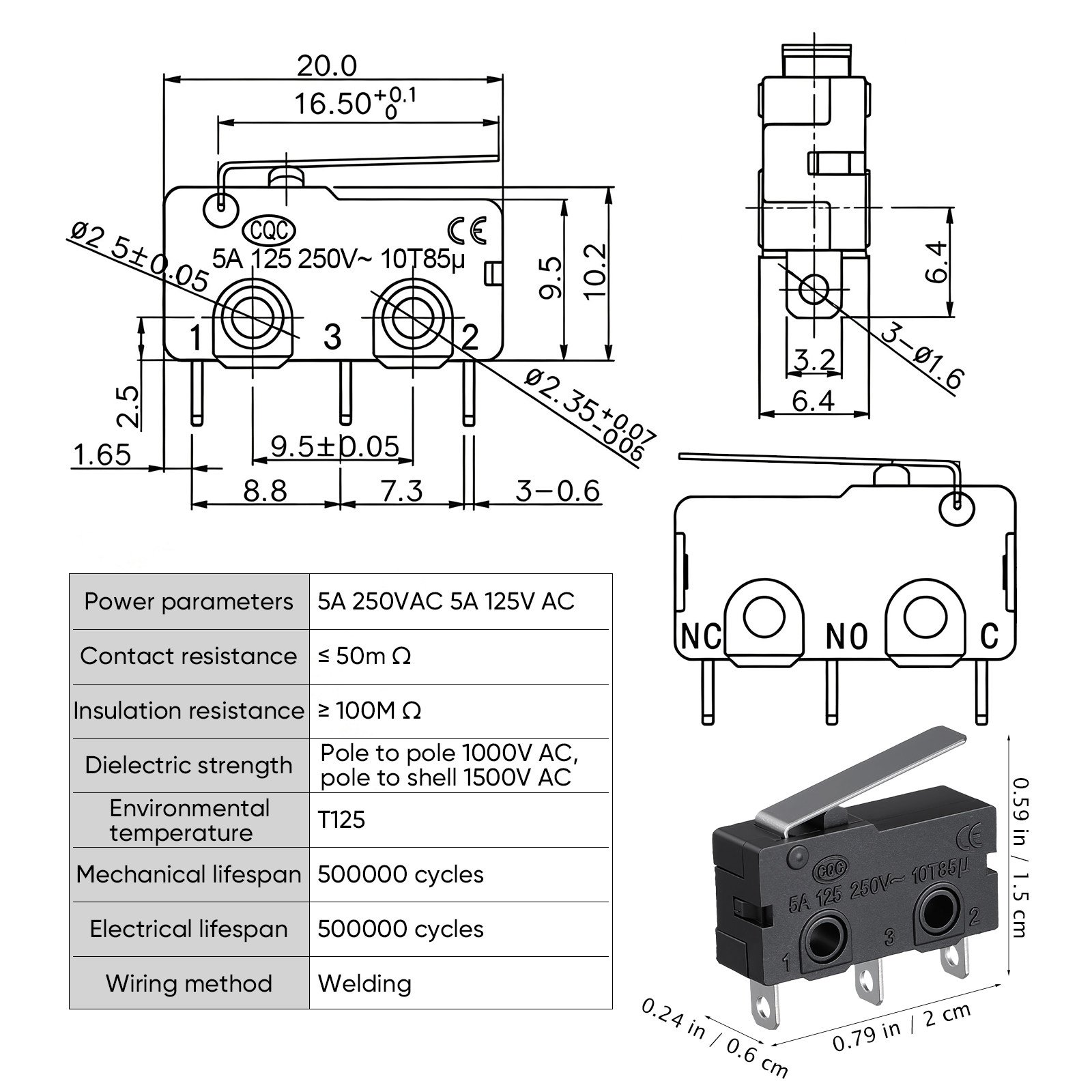 Microwave Door Microswitch 12  - Microwave Oven recension och pris