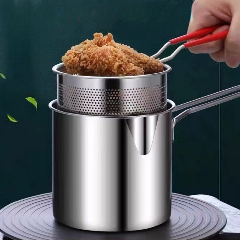 304 Stainless Steel Deep Fryer - Induction Cooker recension och pris