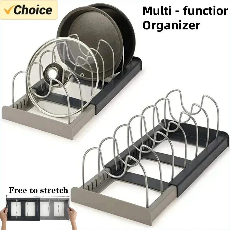 2026 7-Grid Retractable Pot Ra - Kitchen Appliances Cabinet recension och pris
