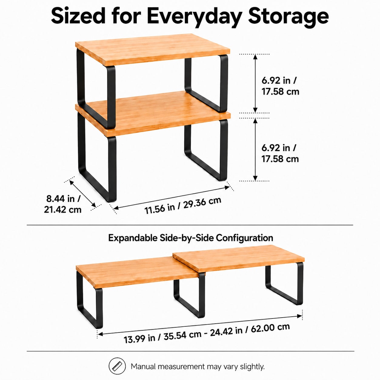 2pcs Cabinet Shelf Organizers, - Kitchen Appliances Cabinet recension och pris