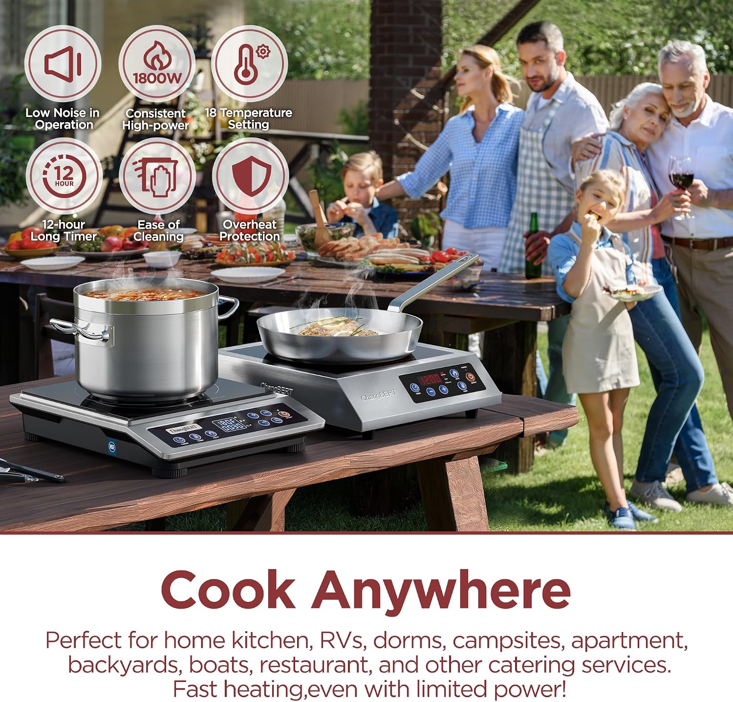 Portable Induction Cooktop Enh - Induction Cooktop Portable recension och pris