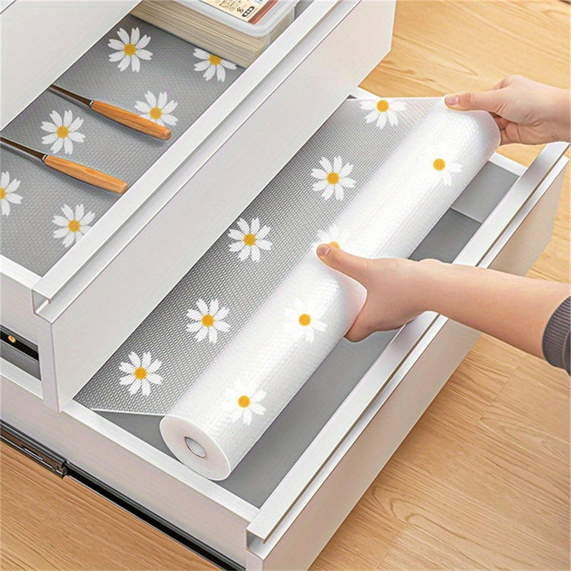 1 Roll Daisy Shelf Liner For K - Kitchen Appliances Cabinet recension och pris