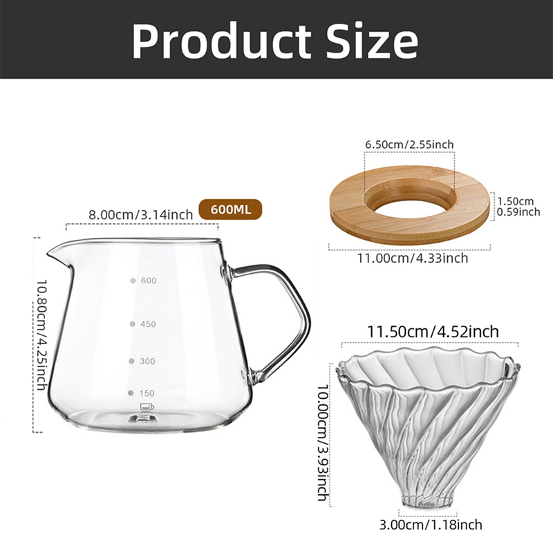 Coffee Filter Cup with Wood St - Coffee Maker recension och pris