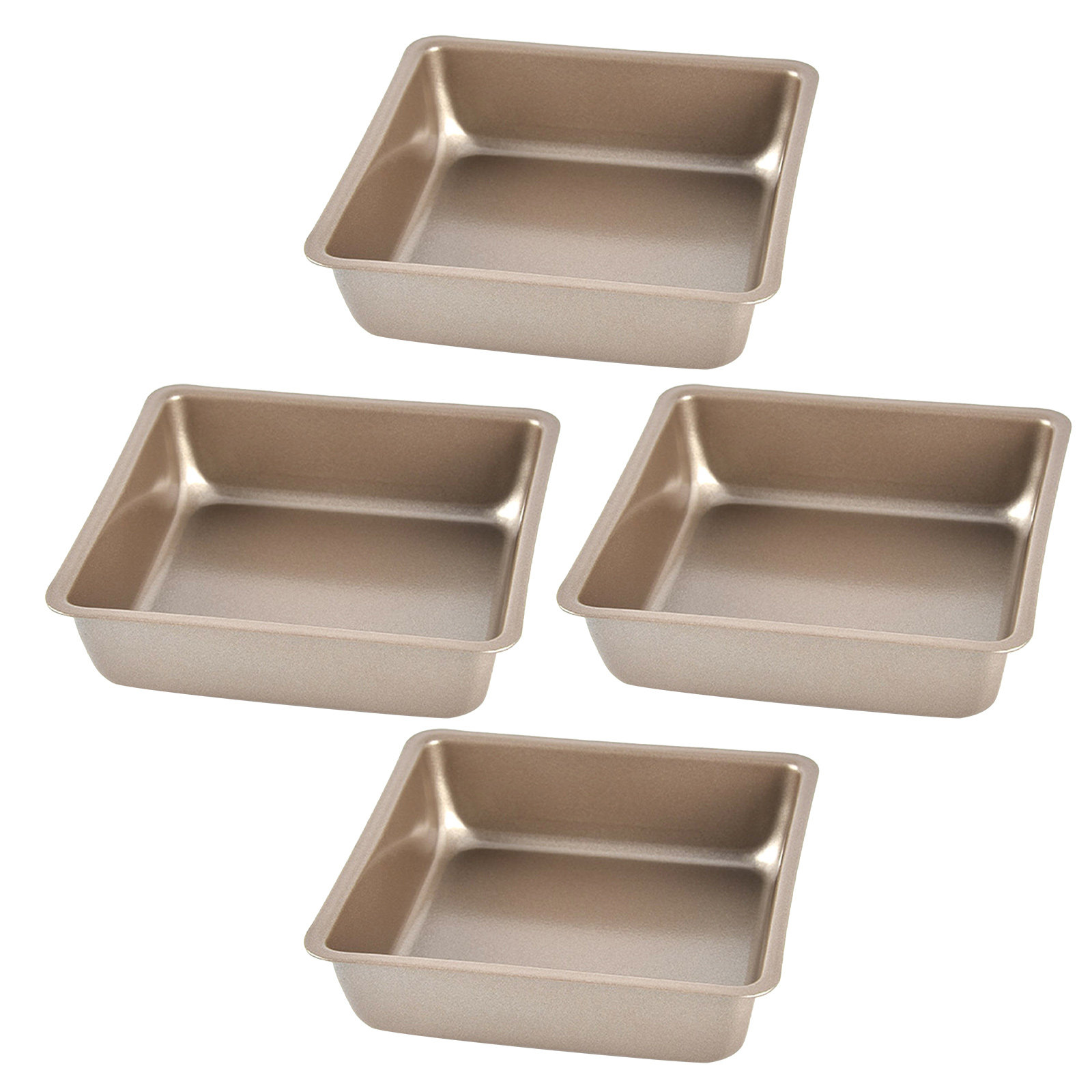 4Pcs 4 Inch Square Nonstick Ba - Toaster recension och pris